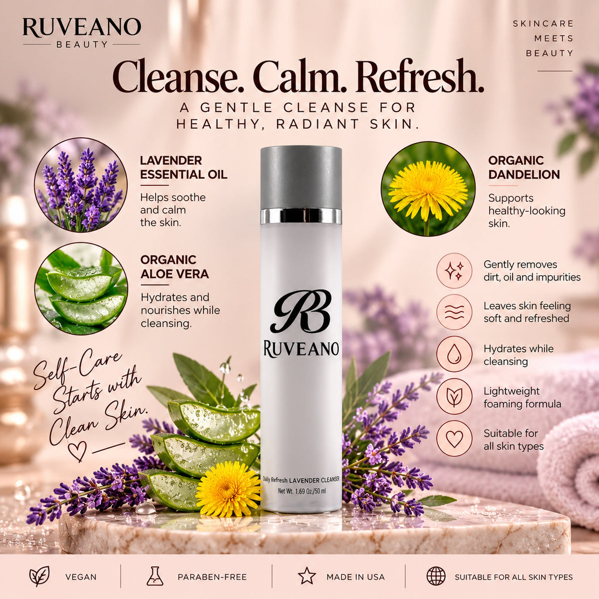 Daily Refresh Lavender Cleanser