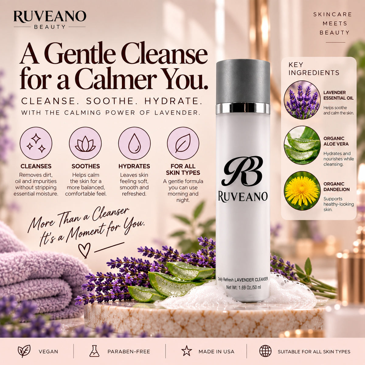 Daily Refresh Lavender Cleanser