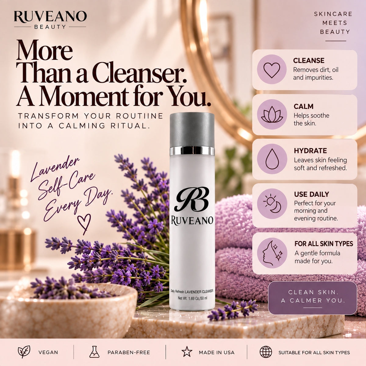 Daily Refresh Lavender Cleanser