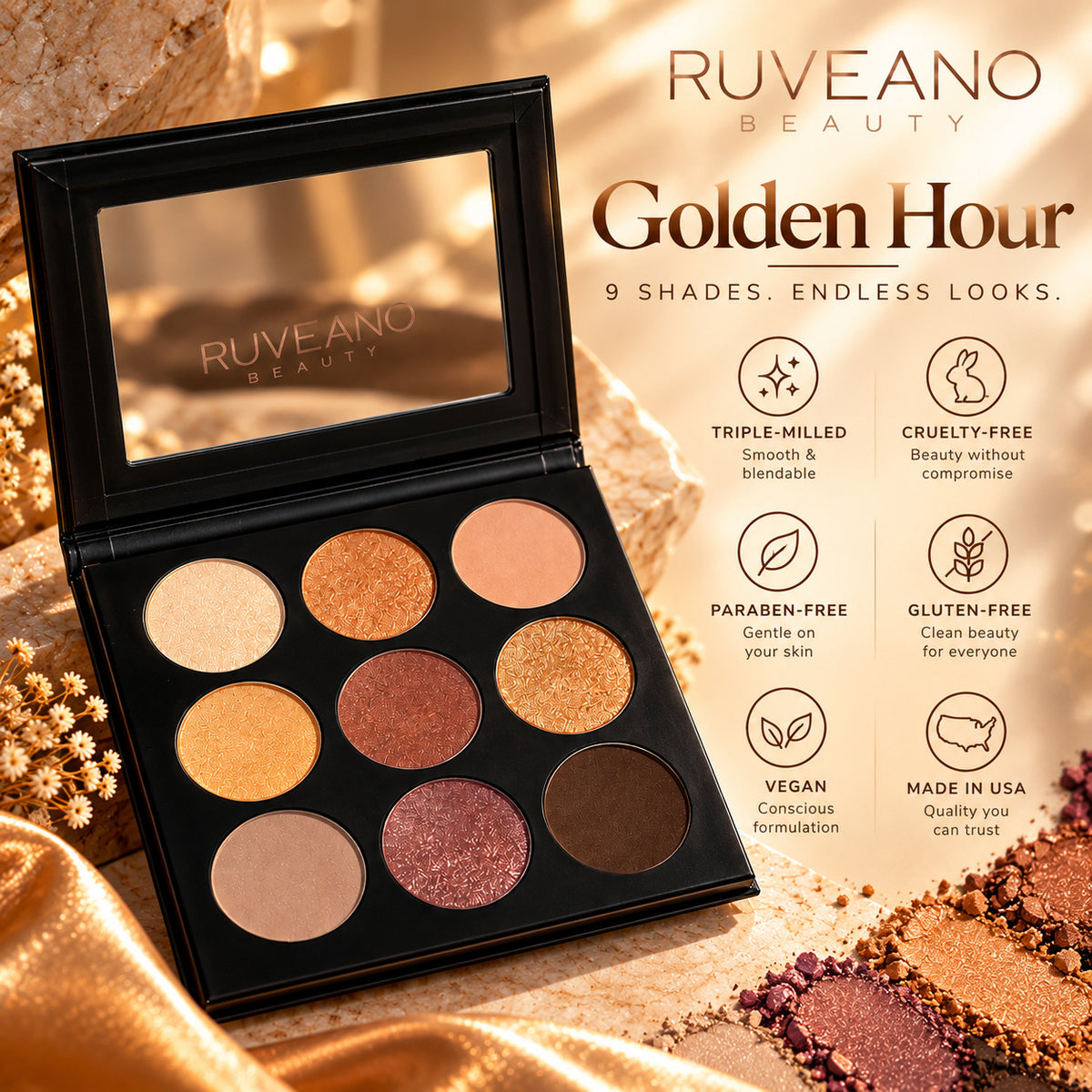 Golden Hour Eyeshadow Palette